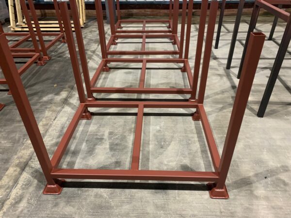 Red Stackable Post Pallets